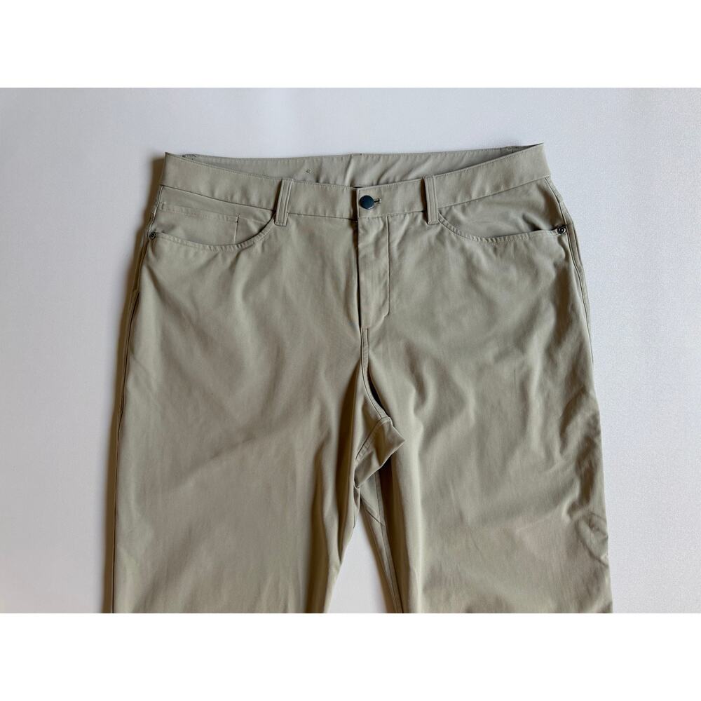 Lululemon Men's Raw Linen ABC Classic-Fit 5 Pocket Pants Size 35X29 - Picture 3 of 15